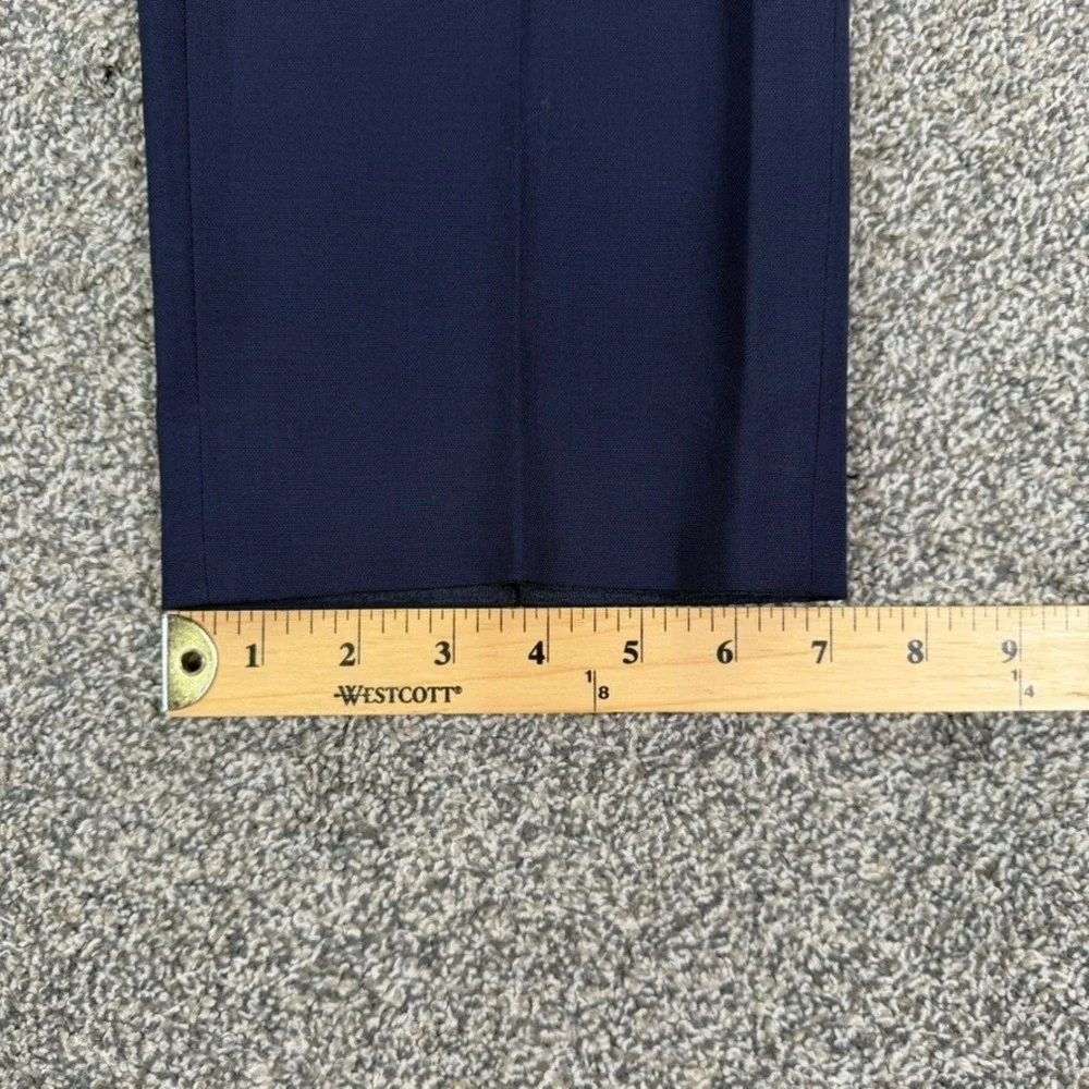 Suitsupply Traveller Navy Wool Dress Pant Men 34 Work Casual Brescia Int. B4760I